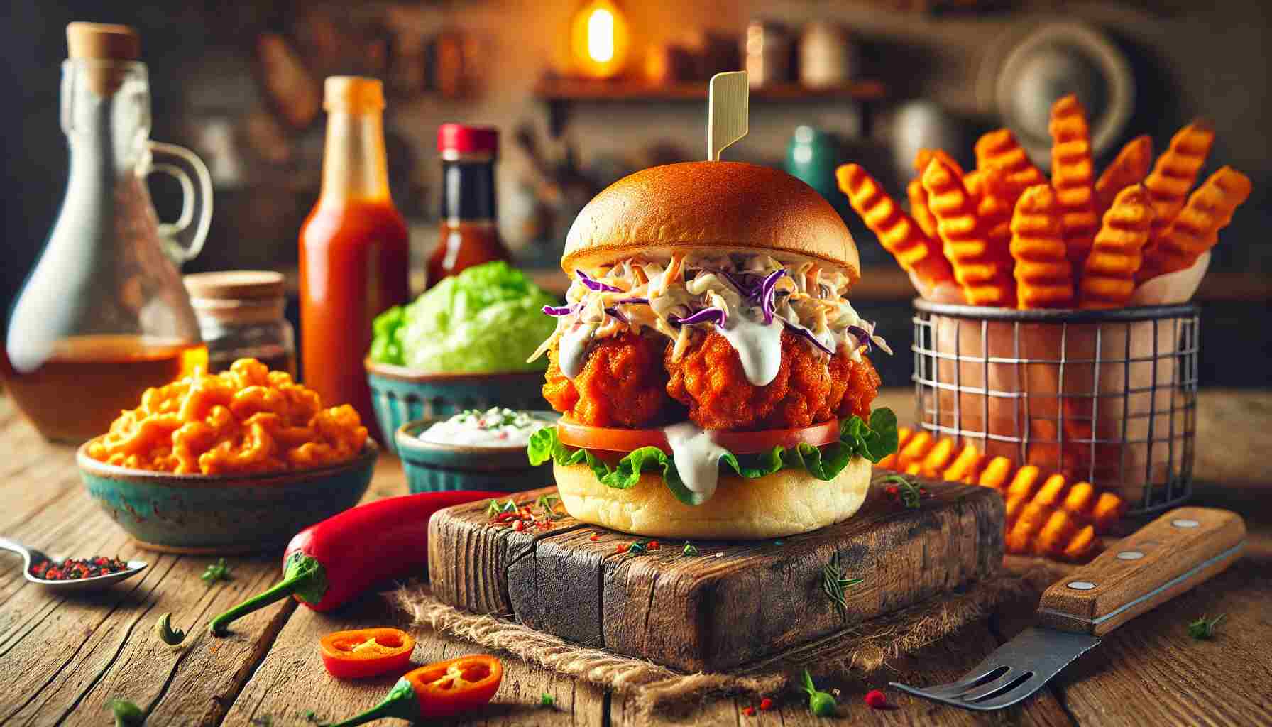 A Fiery Delight: Crafting the Perfect Buffalo Chicken Slider